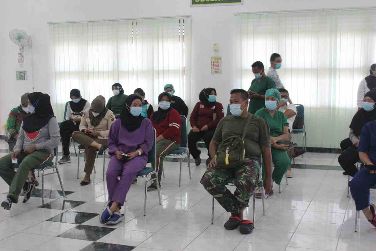 Ratusan Personel Kodam I/BB Melaksanakan Vaksinasi di dua wilayah