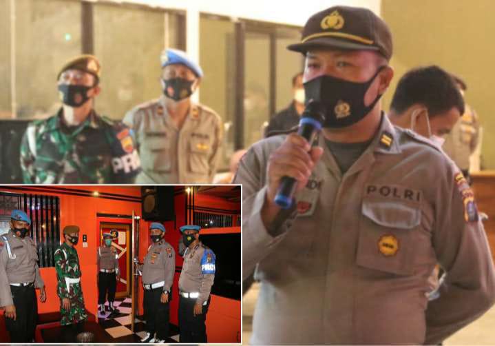 Polresta Deli Serdang Dan Satuan TNI Laksanakan Patroli Malam Hari Cegah Penyebaran Covid 19