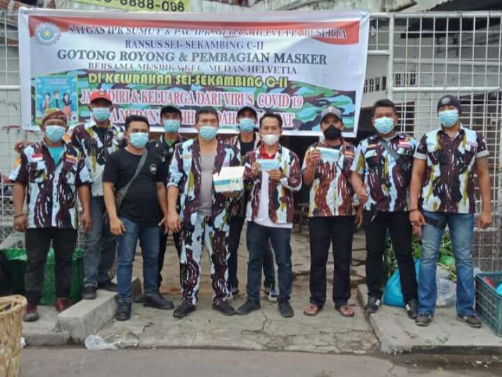 Ransus IPK Sei Sekambing C - II Terapkan Prokes Bersama Pedagang Dan Masyarakat