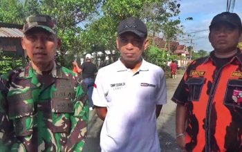 Lebih 200 Kader PP Dikerahkan Ketua Guntur Syahputra Dukung Gotong Royong Medan Berkah Bareng Koramil
